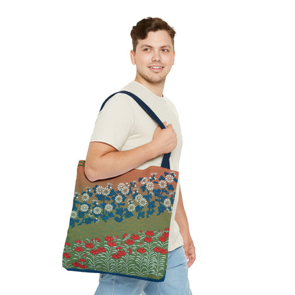 Japanese Flower Pattern II by G.A. Audsley Tote Bag (AOP)
