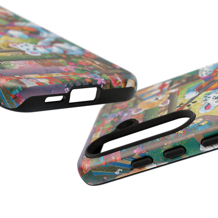 Melodies of the Snow Lion Cub Phone Cases
