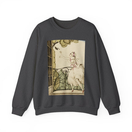 Sur talons rouges (On Red Heels) pl 02 by Gerda Wegener Heavy Blend™ Crewneck Sweatshirt