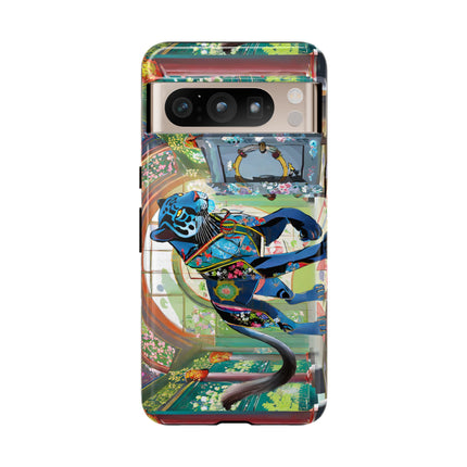 Cyber Panther's Hunt Phone Cases