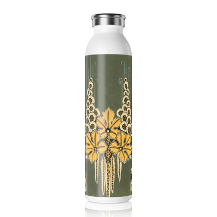 La décoration moderne dans le textile Pl. 2 by Gaston Charlet Slim Water Bottle