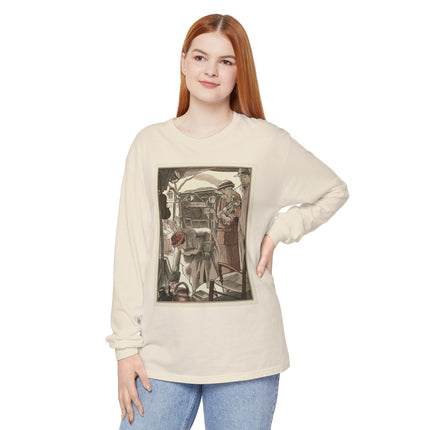 Bric-A-Brac by Fernand Siméon Garment-dyed Long Sleeve T-Shirt