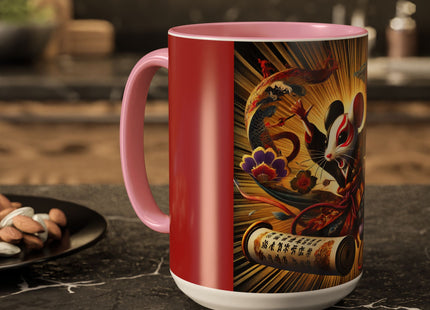 Theatrical Mouse on a Mission Colorful Mugs (11oz, 15oz)