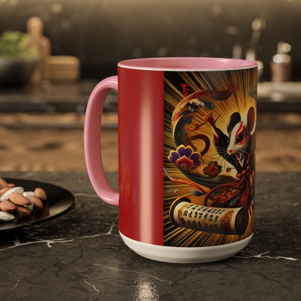 Theatrical Mouse on a Mission Colorful Mugs (11oz, 15oz)