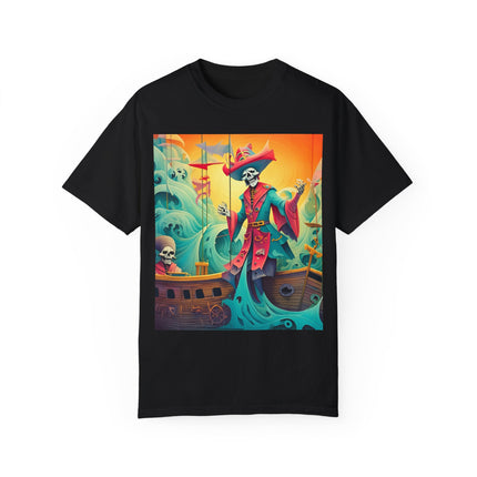 Skeleton Crew of the Misty Seas Unisex Garment-Dyed T-shirt