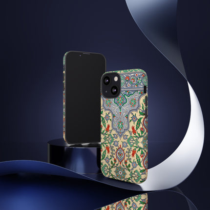 Arabic Art Pattern, Plate by Emile Prisse d’Avennes Phone Cases