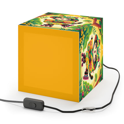 🌟🛼 Firefly Dance on Wheels Light Cube Lamp – Joyful Glow & Playful Movement