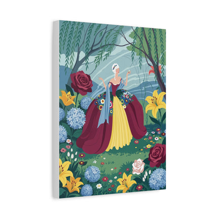 🌹🌿 The Willow Garden Promenade Placemat – Art Deco Floral Elegance