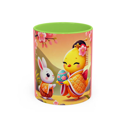 Whimsical Springtime Exchange Colorful Mugs (11oz, 15oz)