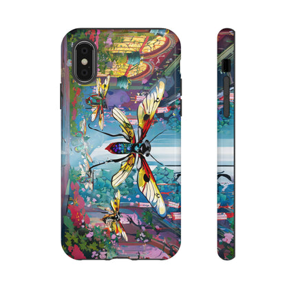 Neon Swarm Phone Cases