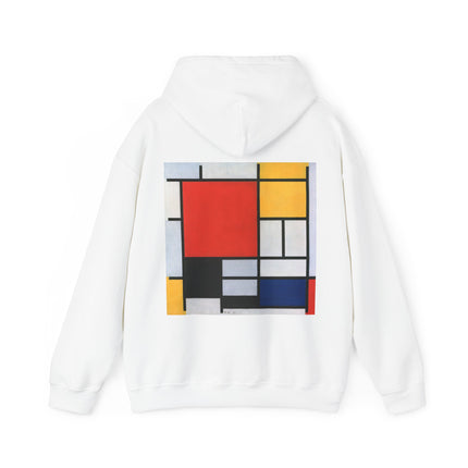 Composition with Red, Yellow, Blue, and Black by Piet Mondrian Heavy Blend™ Hooded Sweatshirt