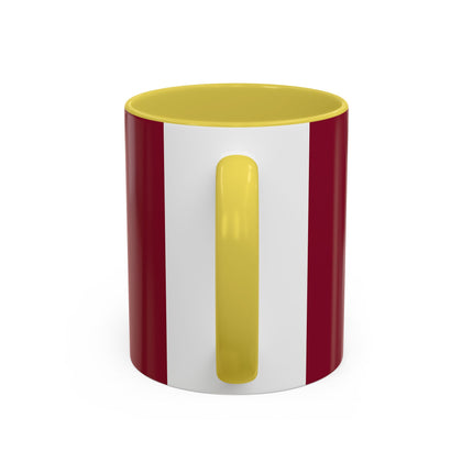 Elegant Holiday Woman with Gifts Colorful Mugs (11oz, 15oz)