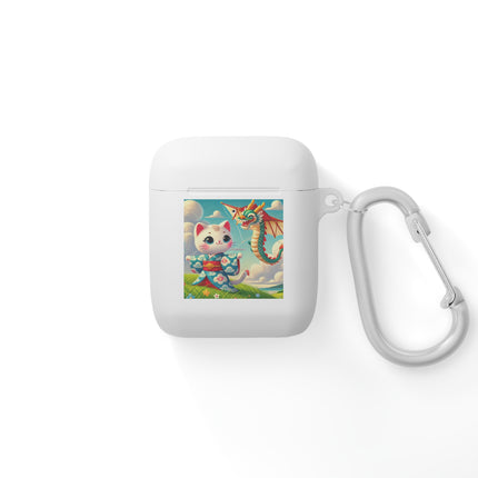 Geisha Kitten and the Dragon Kite AirPods and AirPods Pro Case