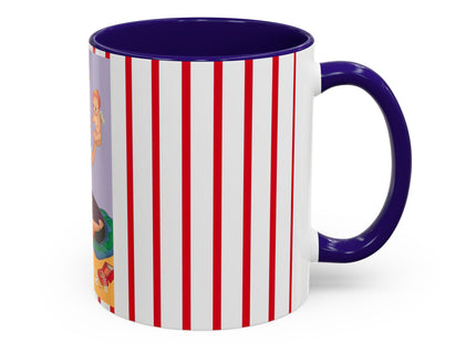 Art Deco Christmas Colorful Mugs (11oz, 15oz)