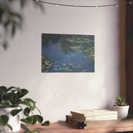 Water Lilies by Claude Monet Matte Horizontal Posters