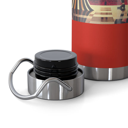 Art Deco Valentine's Romance Copper Vacuum Insulated Bottle, 22oz