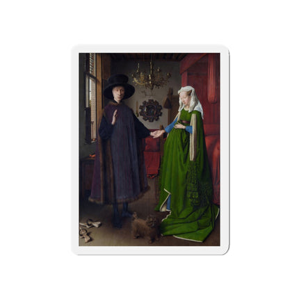 Arnolfini Portrait by Jan Van Eyck Die-Cut Magnets (5 Sizes)