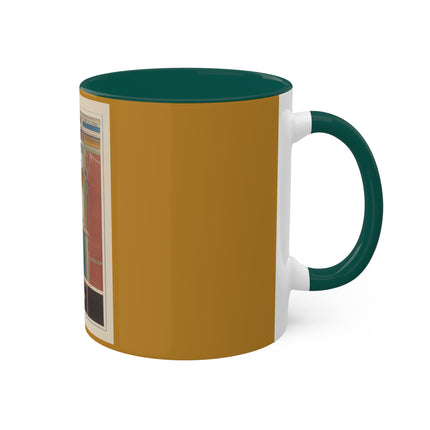 Pompeii Walls Pl.20 by Victor Steeger Colorful Mugs, 11oz