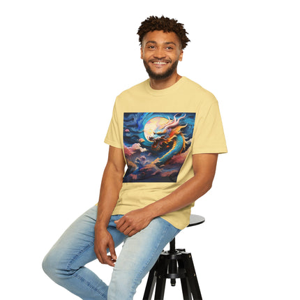 A Dragon's Ascent Unisex Garment-Dyed T-shirt