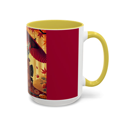 Theatrical Harvest Rabbit Colorful Mugs (11oz, 15oz)