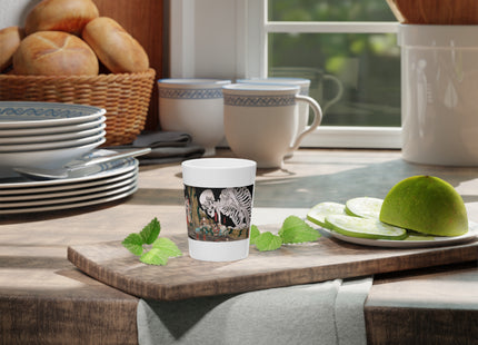 Mitsukuni Defying the Skeleton Spectre by Utagawa Kuniyoshi Ceramic Shot Glass