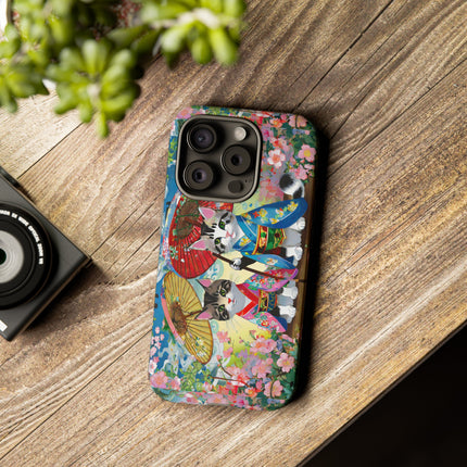Kimono Kitties Phone Cases