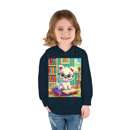Little Scholar Pup Toddler Pullover Fleece Hoodie
