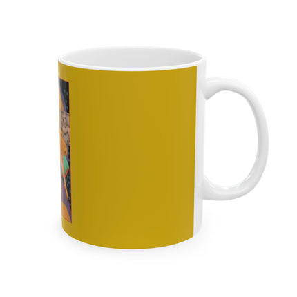 November & Topaz (from the Gem Series) by Sofia Chiostri Ceramic Mug 11oz