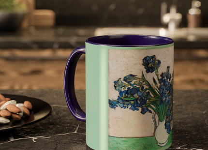 Irises by Vincent Van Gogh Colorful Mugs (11oz, 15oz)