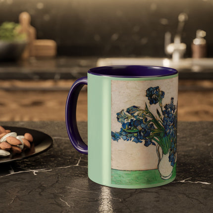 Irises by Vincent Van Gogh Colorful Mugs (11oz, 15oz)