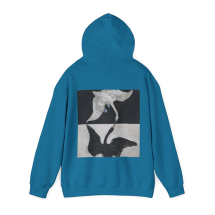 The Swan by Hilma af Klint Heavy Blend™ Hooded Sweatshirt