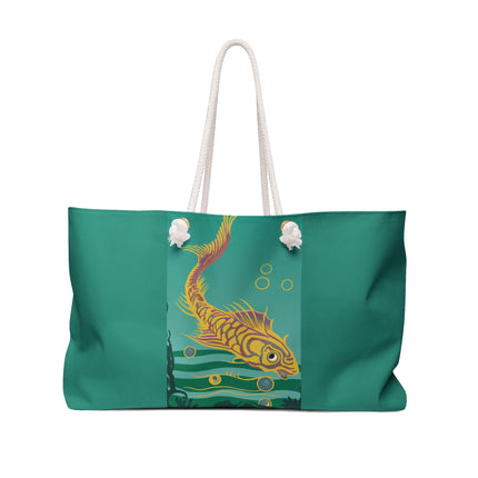 Golden Serenity Weekender Bag