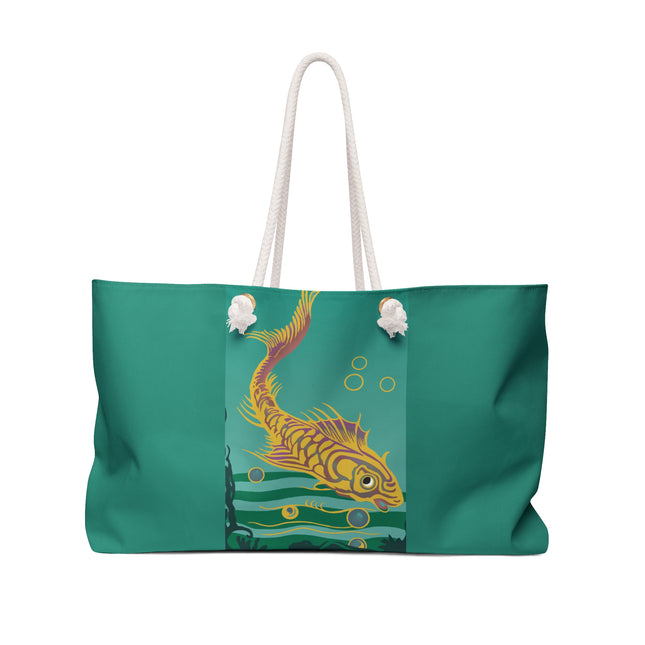Golden Serenity Weekender Bag
