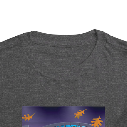 Whimsical Halloween Mischief Toddler Short Sleeve Tee