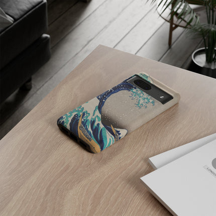 The Great Wave off Kanagawa by Katsushika Hokusai Phone Cases