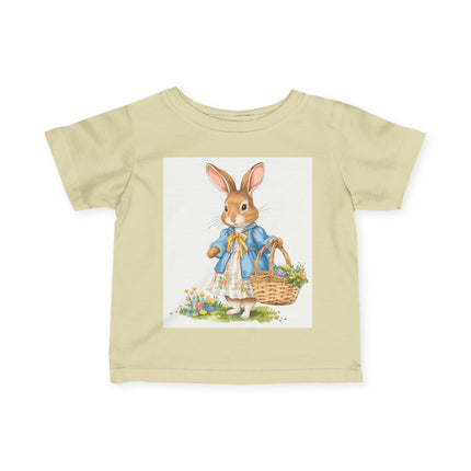 🐰🌼 The Little Spring Bunny Infant Fine Jersey Tee – Whimsical Woodland Charm