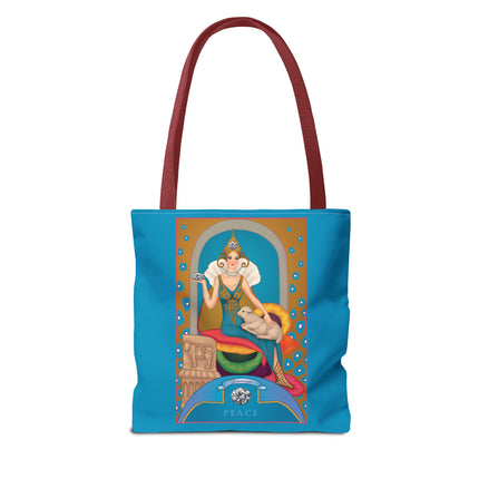 Astrology Gem Series: April & Diamond Tote Bag