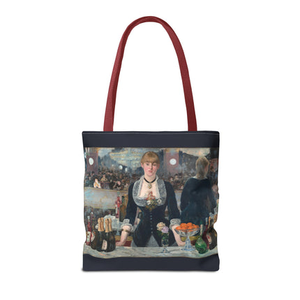A Bar at the Folies-Bergère by Edouard Manet Tote Bag (AOP)