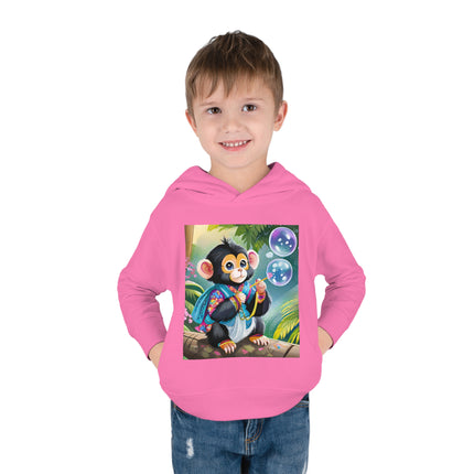 Bubble Magic in the Jungle Toddler Pullover Fleece Hoodie