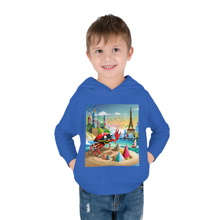 Crab Architect Toddler Pullover Fleece Hoodie