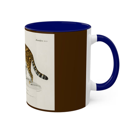 Jaguar by Charles Dessalines D' Orbigny Colorful Mugs, 11oz