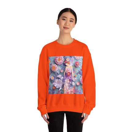 Aster Fairy Unisex Heavy Blend™ Crewneck Sweatshirt