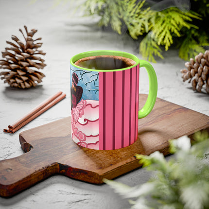 Winter Rose Empress Colorful Mugs (11oz, 15oz)