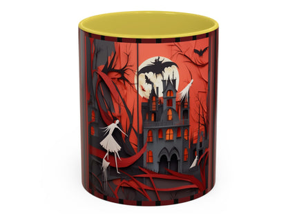 Halloween Night Scene Colorful Mugs (11oz, 15oz)