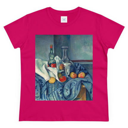 The Peppermint Bottle by Paul Cézanne Women's Midweight Cotton Tee