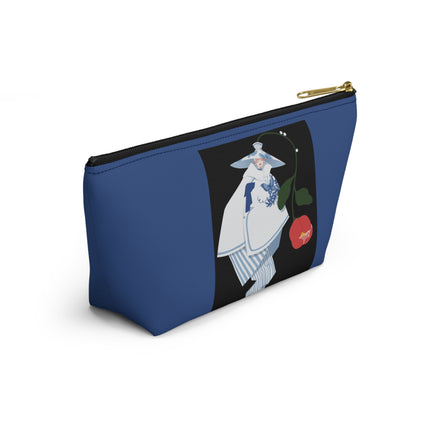 Blue & White Porcelain Geisha Cosmetic Bag – Quiet Elegance & Timeless Grace