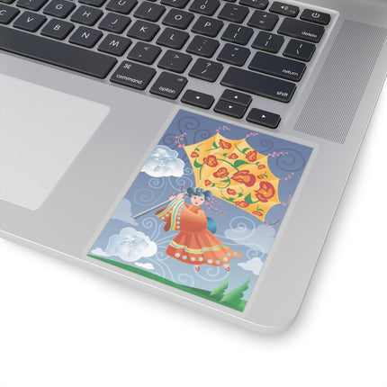 Flight of Blossoms Kiss-Cut Stickers (4 Sizes)