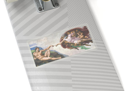 The Creation of Adam by Michelangelo Buonarroti Kiss-Cut Stickers (4 Stickers)