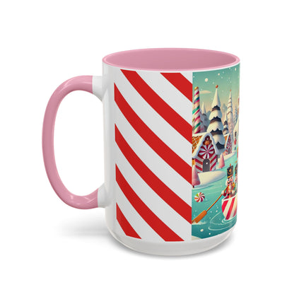 Nutcracker Candy-Striped Adventure Colorful Mugs (11oz, 15oz)