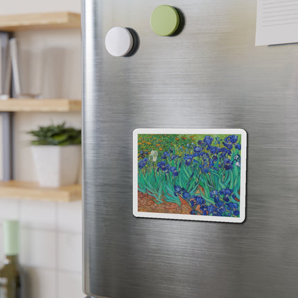 Irises by Vincent Van Gogh Die-Cut Magnets (5 Sizes)